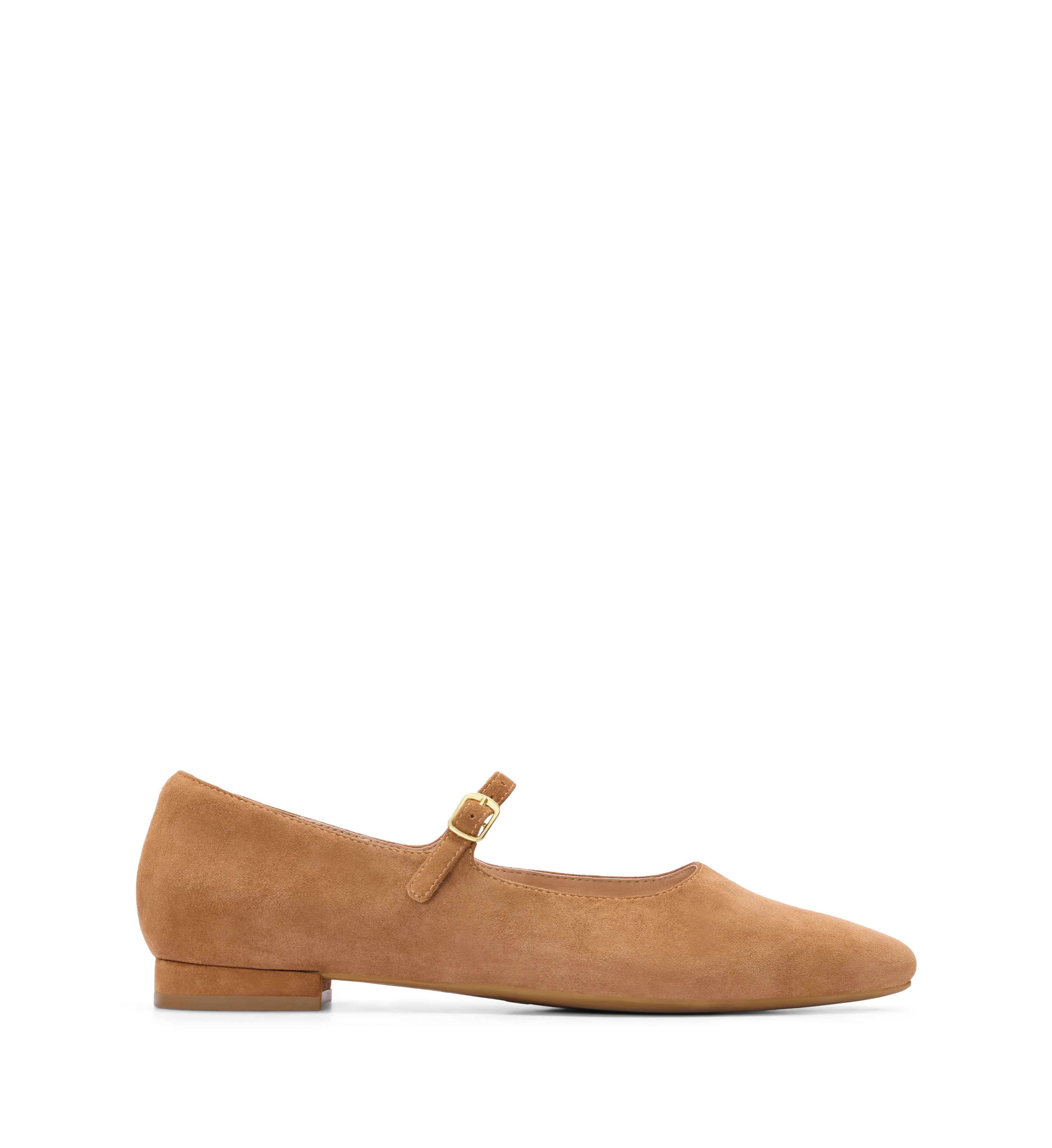 Palmchat Cinnamon Tan Suede Ballet Flats