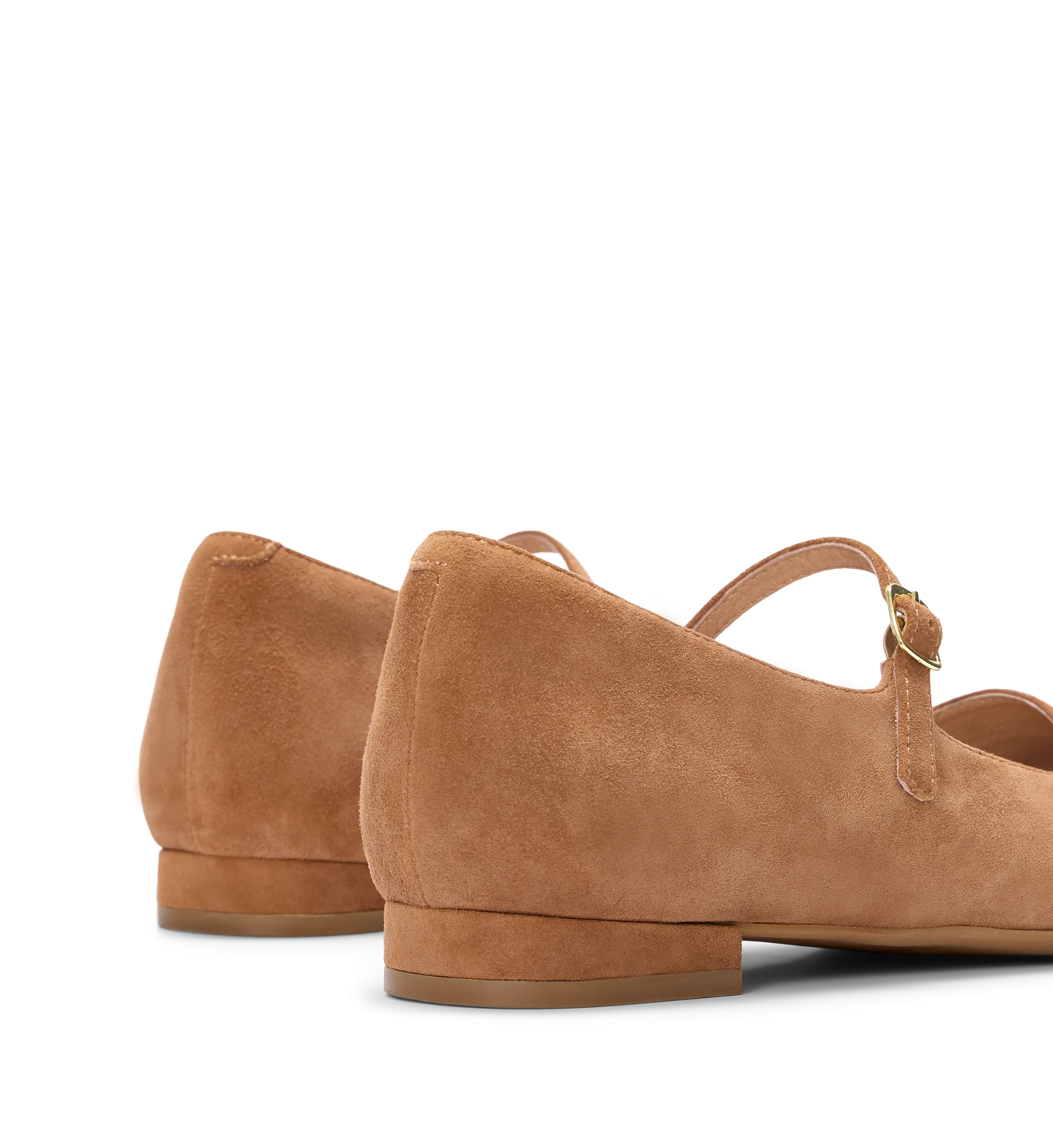 Palmchat Cinnamon Tan Suede Ballet Flats