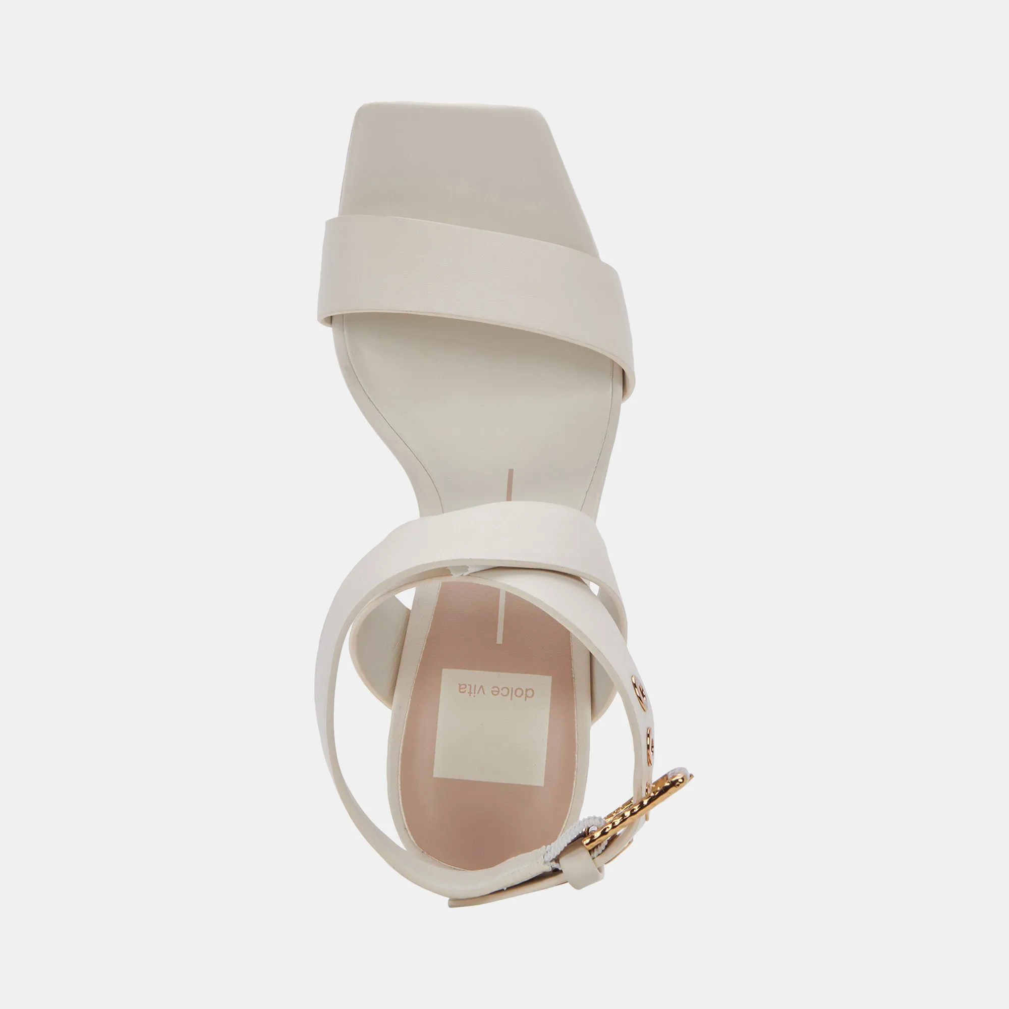 PAYTIN HEELS IVORY LEATHER
