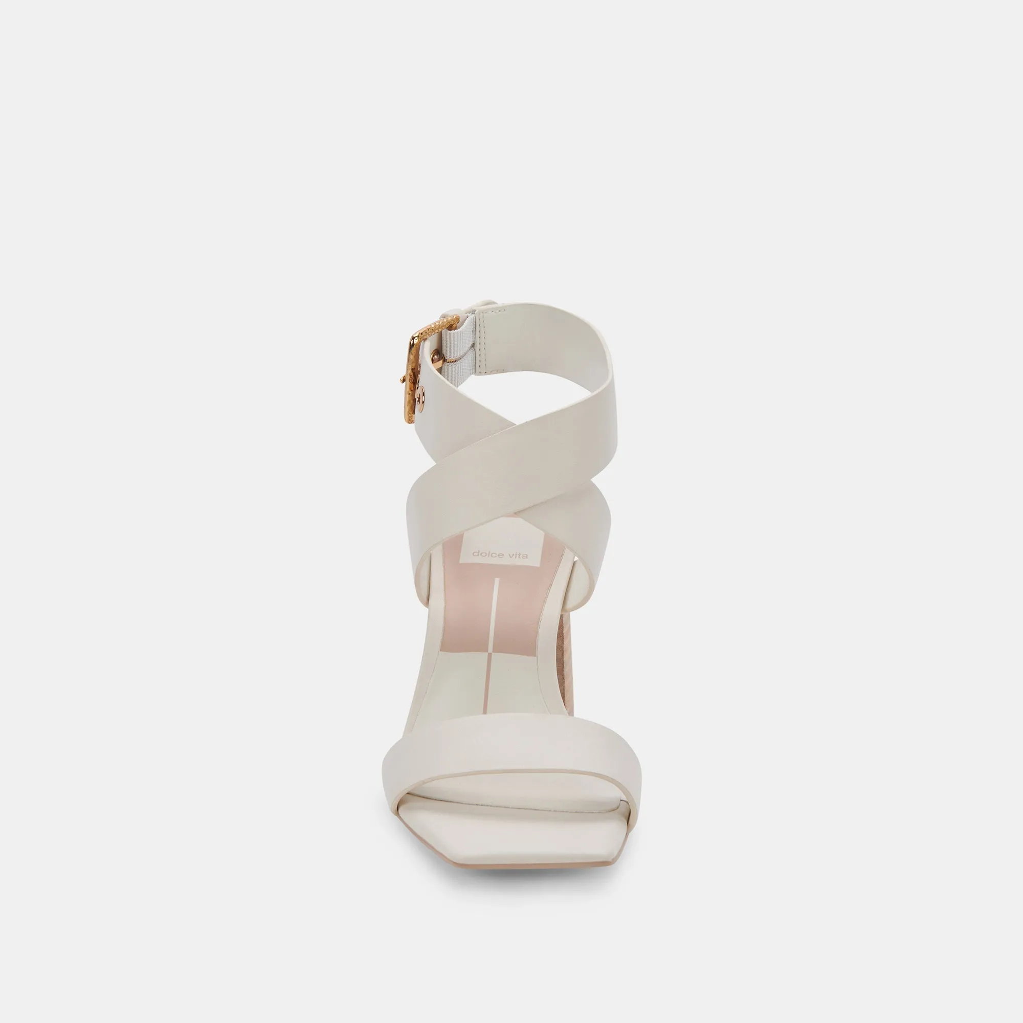 PAYTIN HEELS IVORY LEATHER