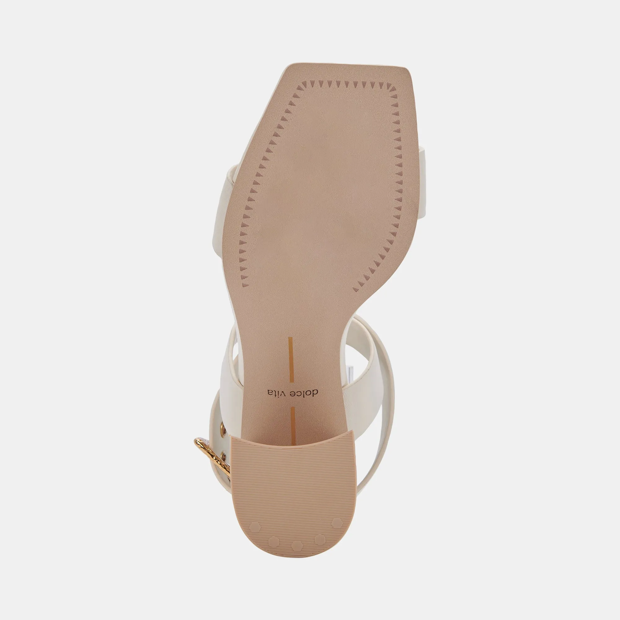 PAYTIN HEELS IVORY LEATHER
