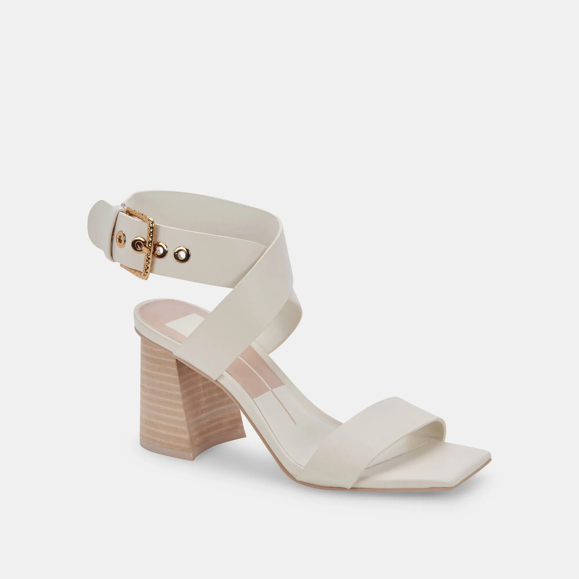 PAYTIN HEELS IVORY LEATHER
