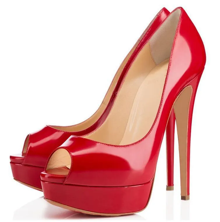 Peep Toe Low Cut Platform Super High Stiletto Heels Sandals