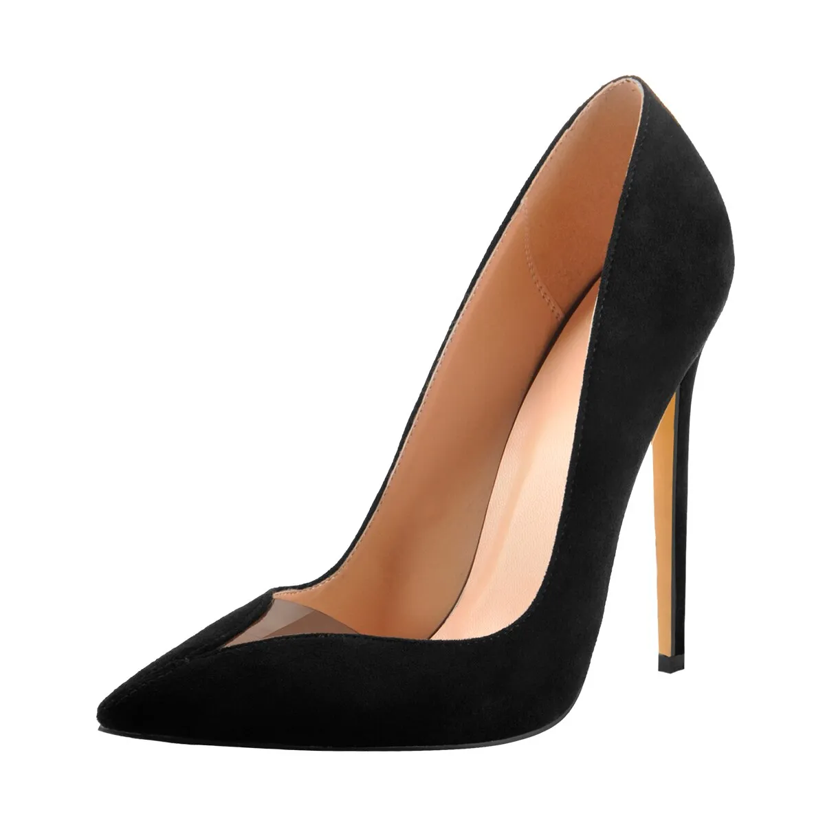 Pointed Toe Snake Slip On Pumps High Heel Shoes