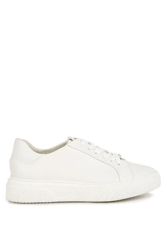 Rag Co Schick Lace Up Leather Sneakers
