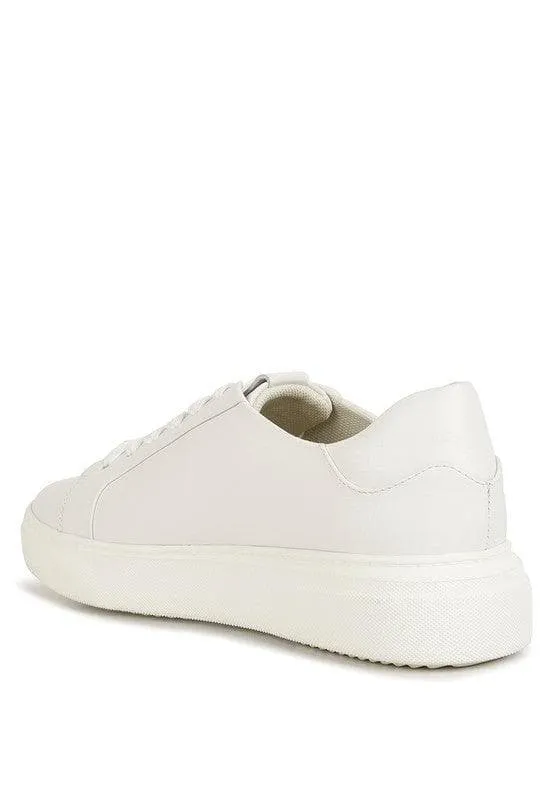 Rag Co Schick Lace Up Leather Sneakers