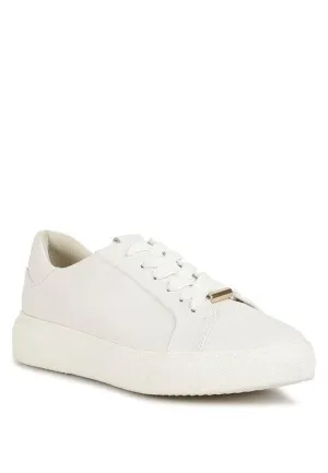 Rag Co Schick Lace Up Leather Sneakers