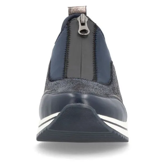 Remonte Blue Combination Wedge Trainer
