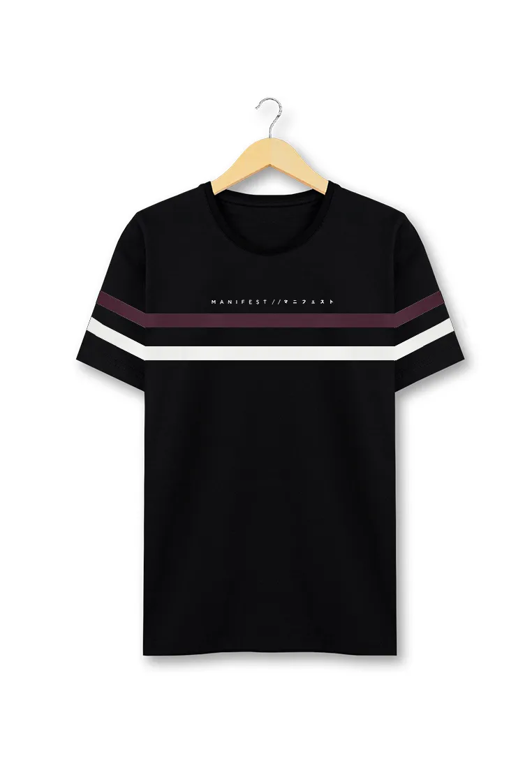 Ryusei Kaos Pria Manifest Black