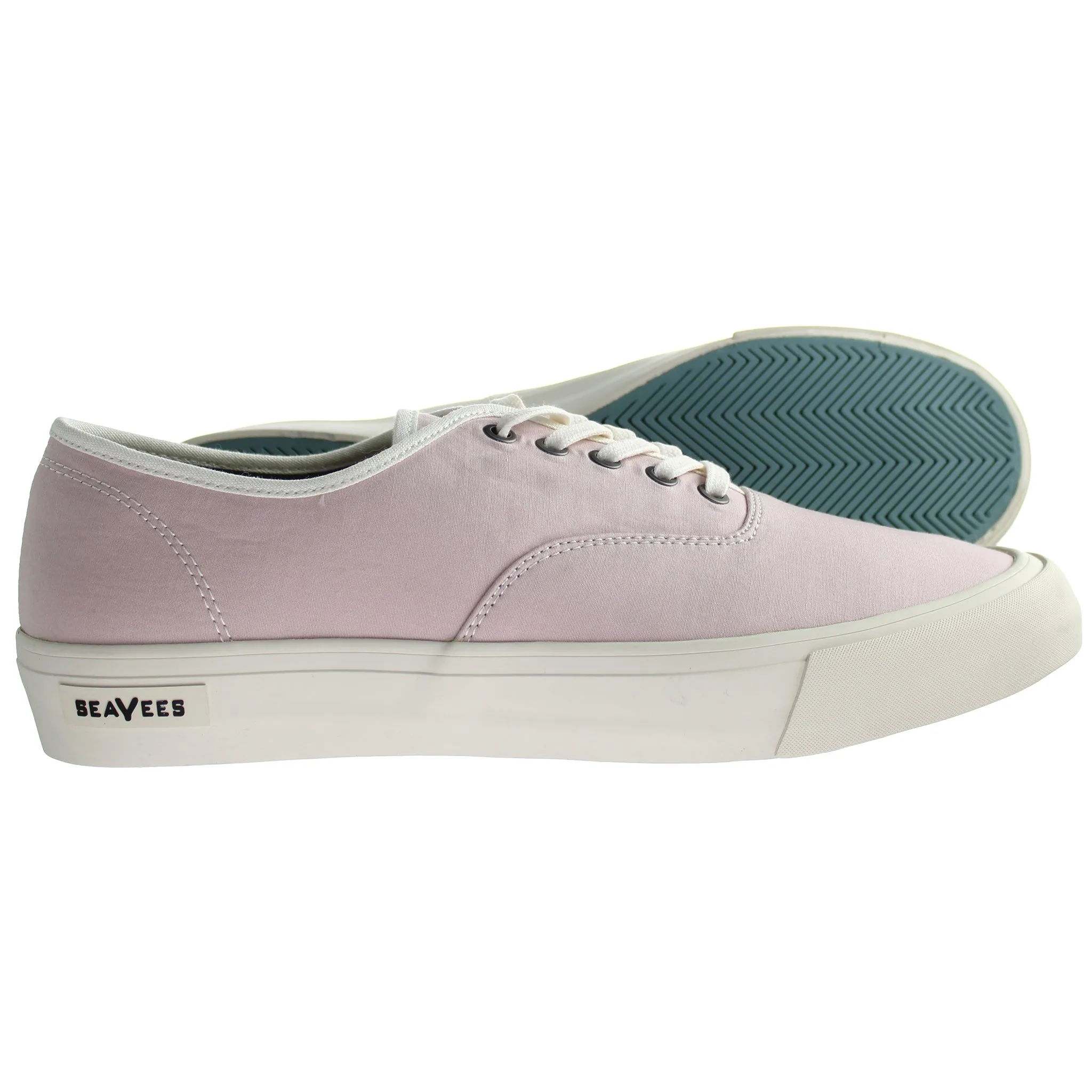Seavees Legend Standard Mens Pink Plimsolls