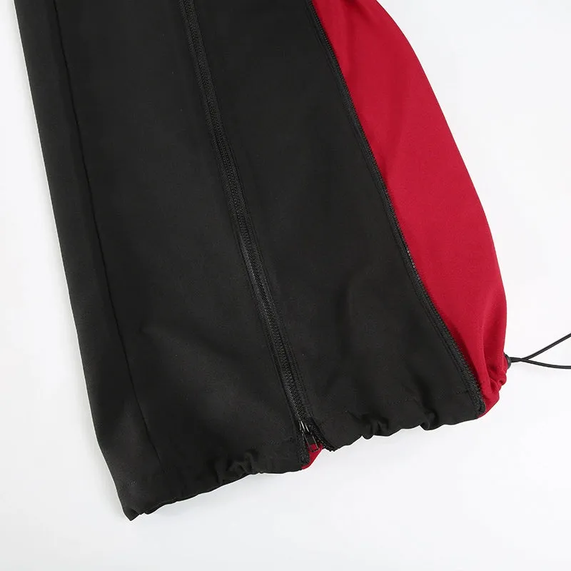 SEEYOULATER Veronica Stylish Low-Waist Wide-Leg Pants