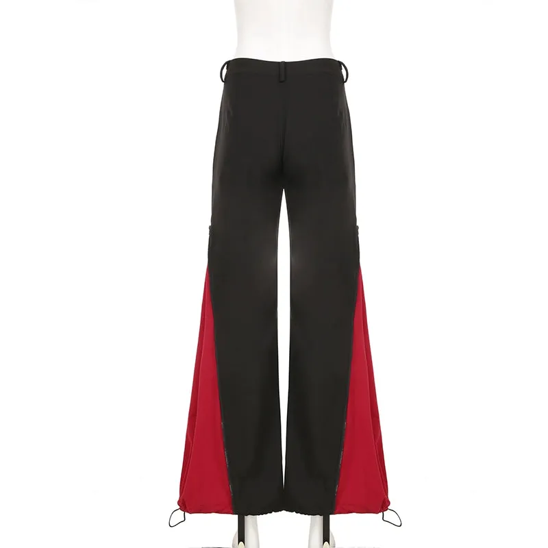 SEEYOULATER Veronica Stylish Low-Waist Wide-Leg Pants