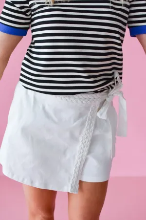 Shauna Skort in Off White