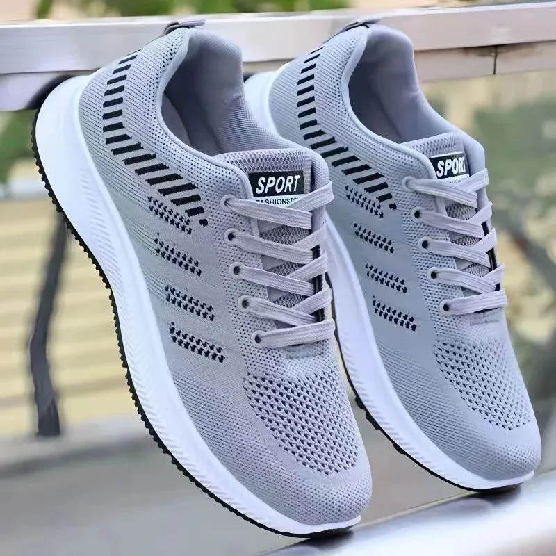 Shoes for Men Casual Slip on Fashion Sneakers Breathable Running Shoes Outdoor Walking Training Tennis Shoes