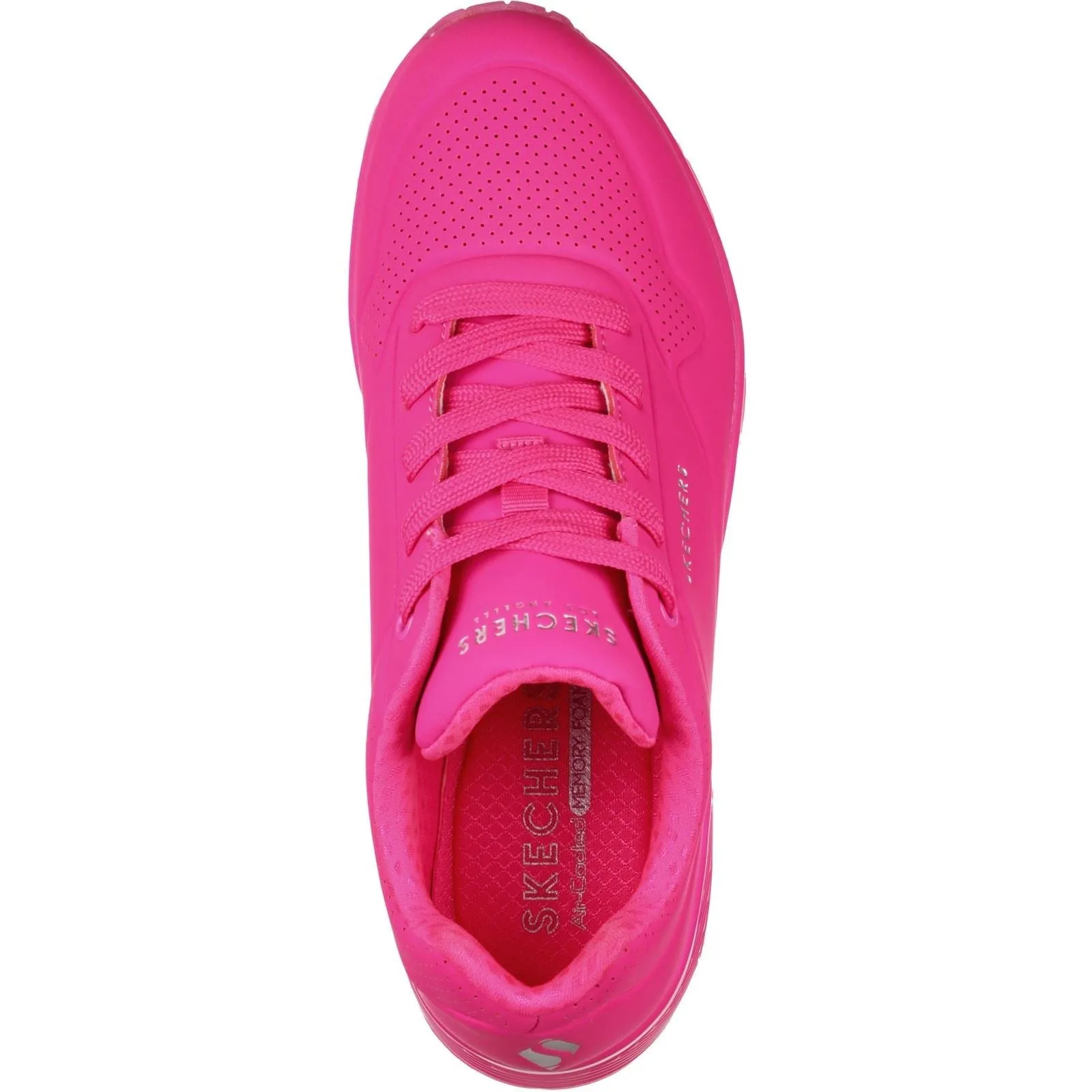 Skechers Women Trainers - Uno - Night Shades in Hot Pink, 3-8 - GAR73667