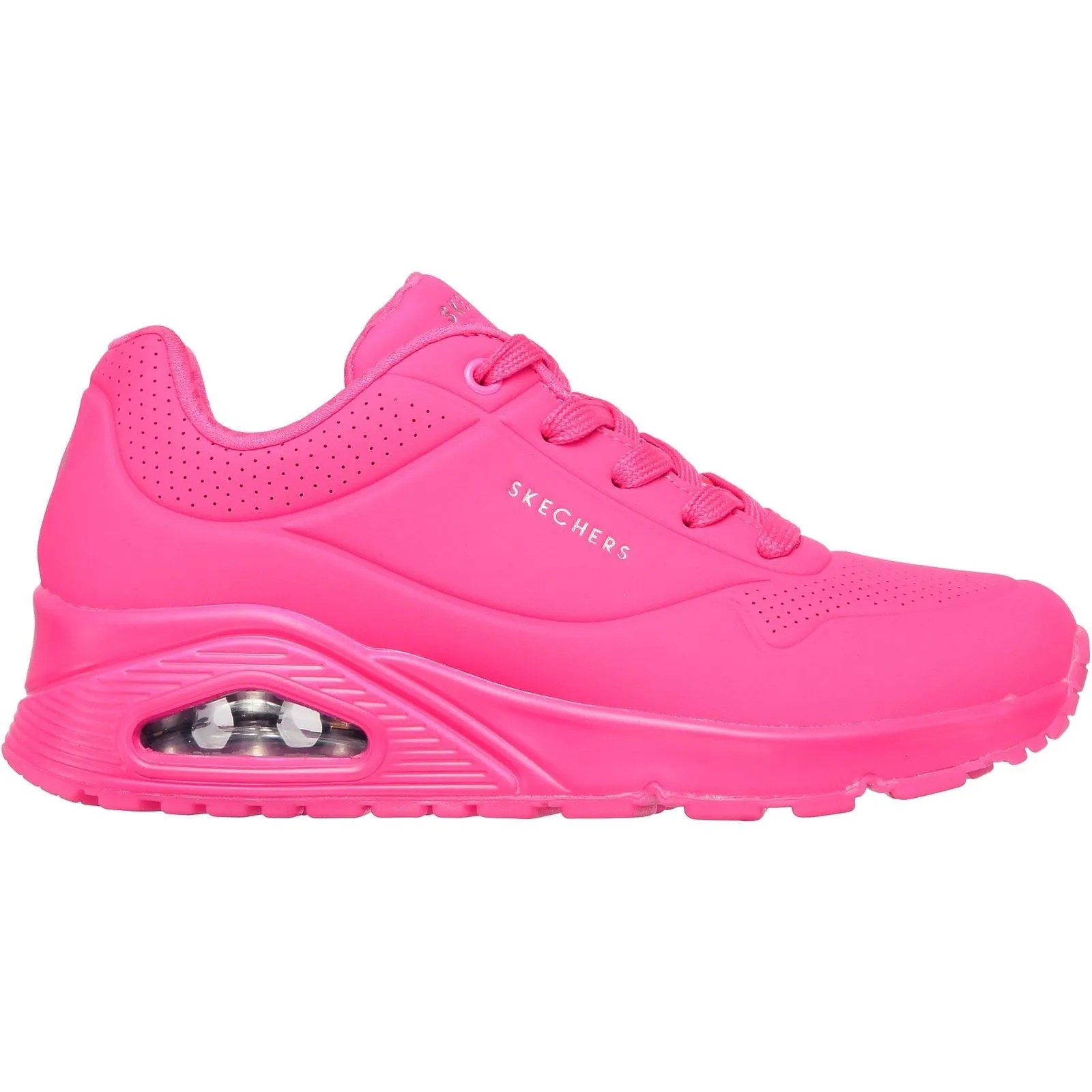 Skechers Women Trainers - Uno - Night Shades in Hot Pink, 3-8 - GAR73667