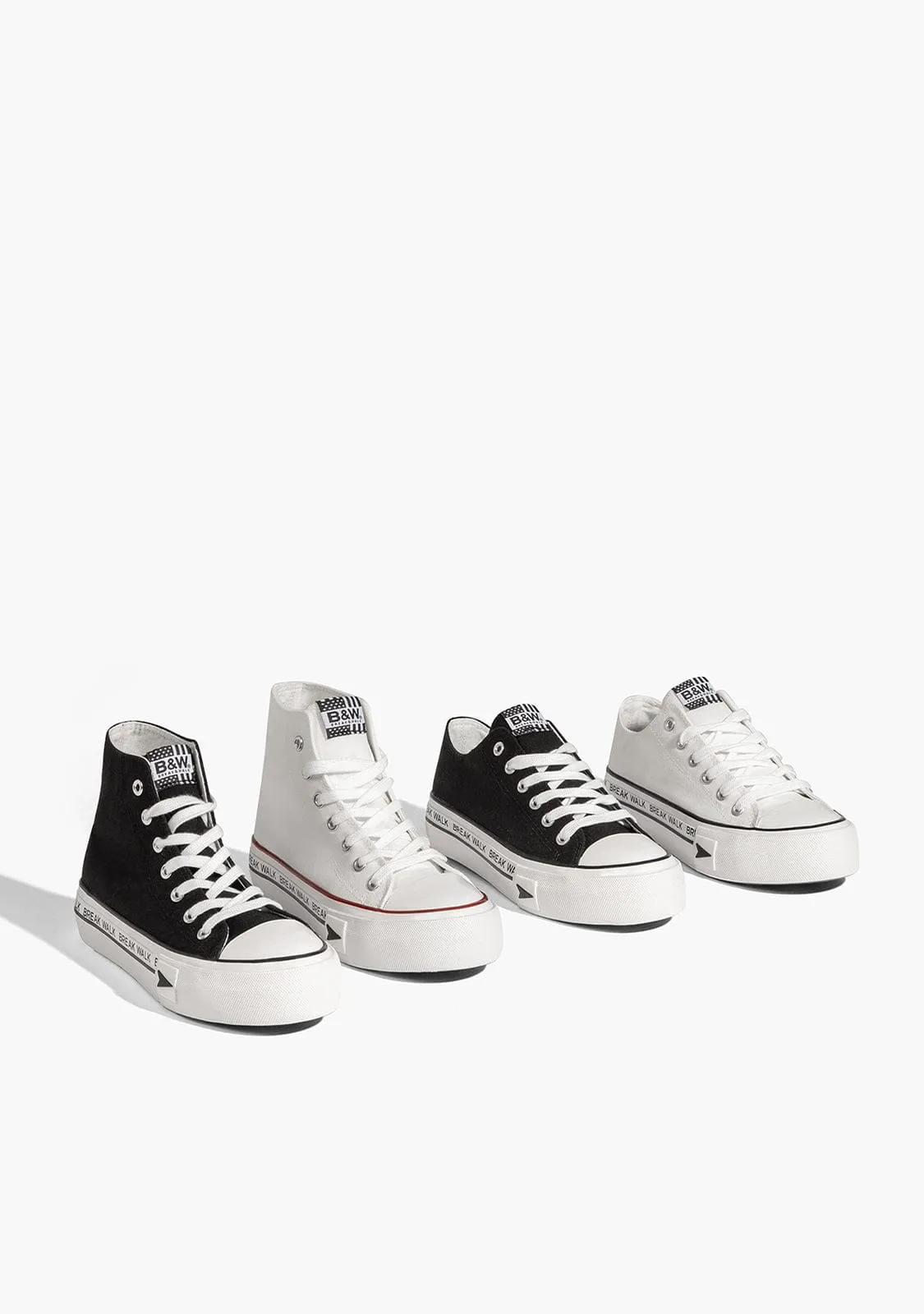 Sneakers Bay High Top Platform White