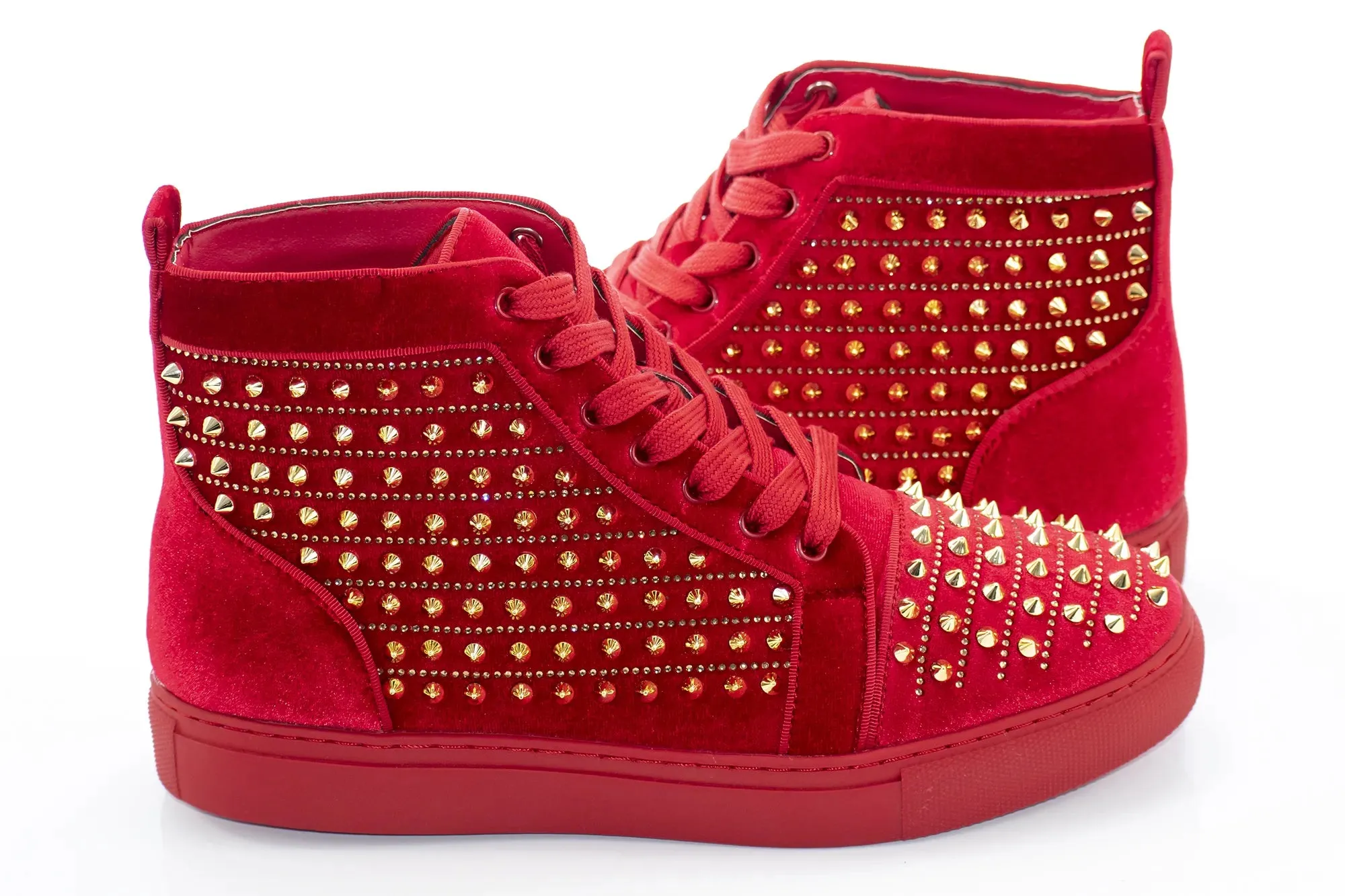 Spiked Designer High-Tops