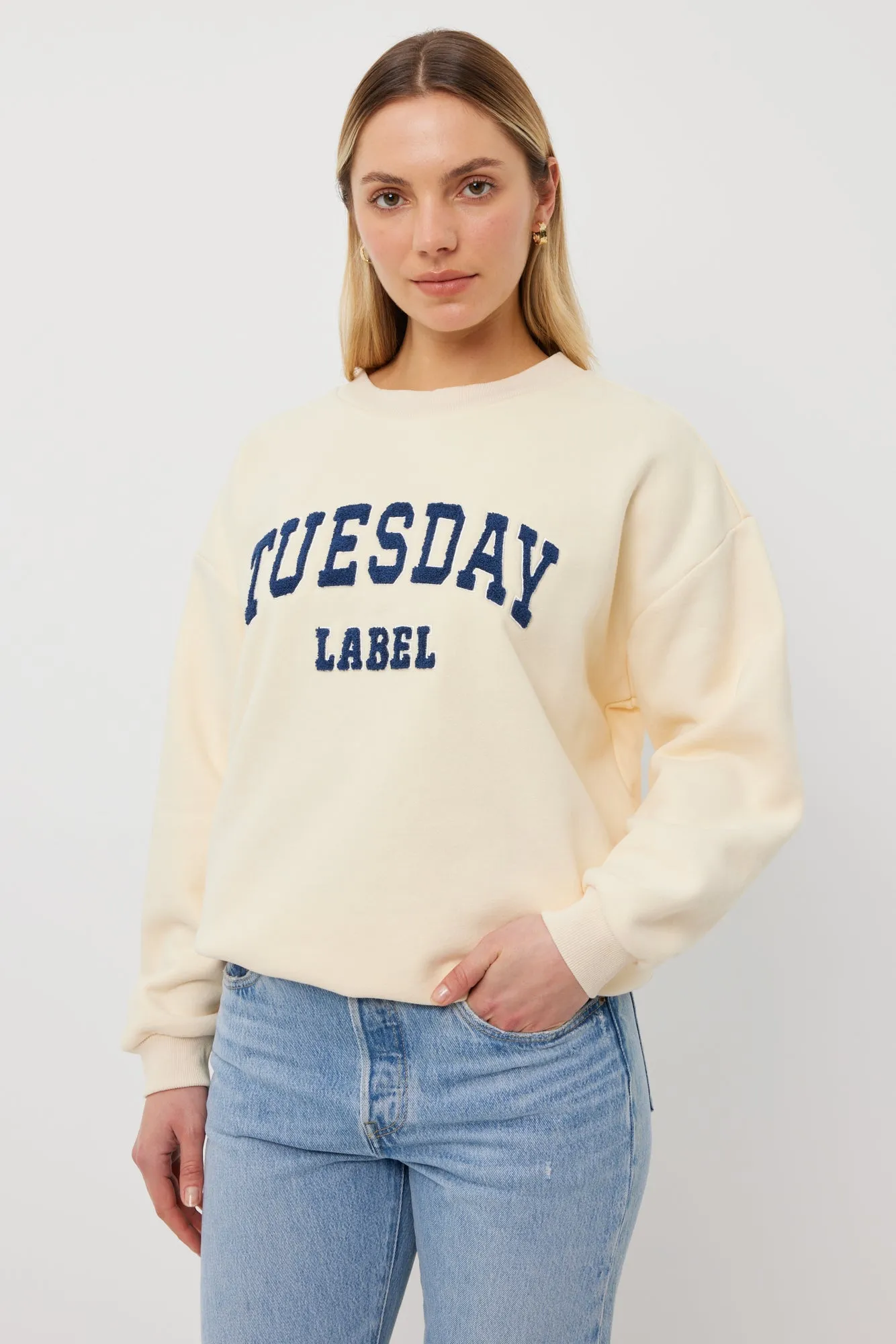 Sporty Sweatshirt | French Vanilla