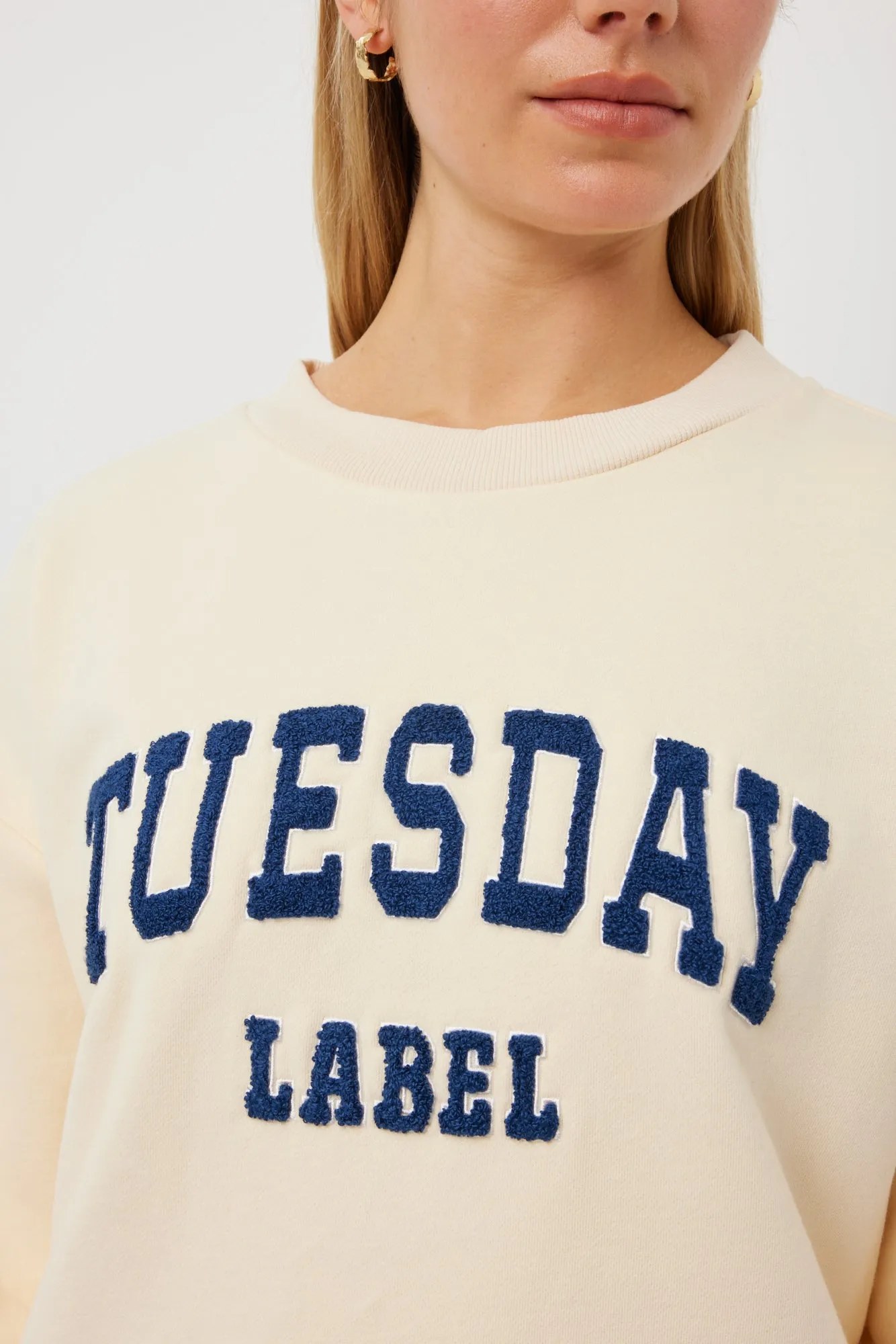 Sporty Sweatshirt | French Vanilla