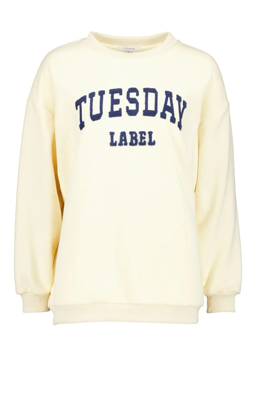 Sporty Sweatshirt | French Vanilla