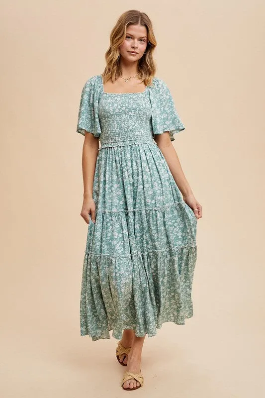 Spring Affair Floral Maxi Dress