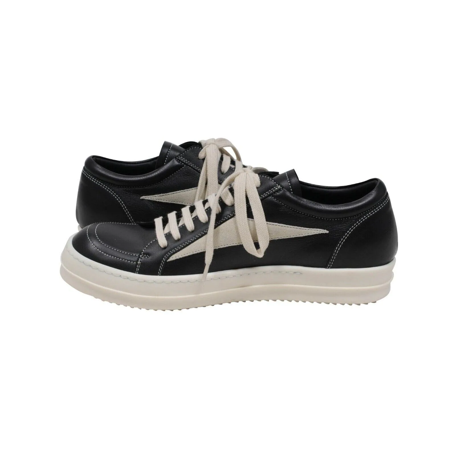 Strobe Vintage Low Top Sneakers Black White Mainline