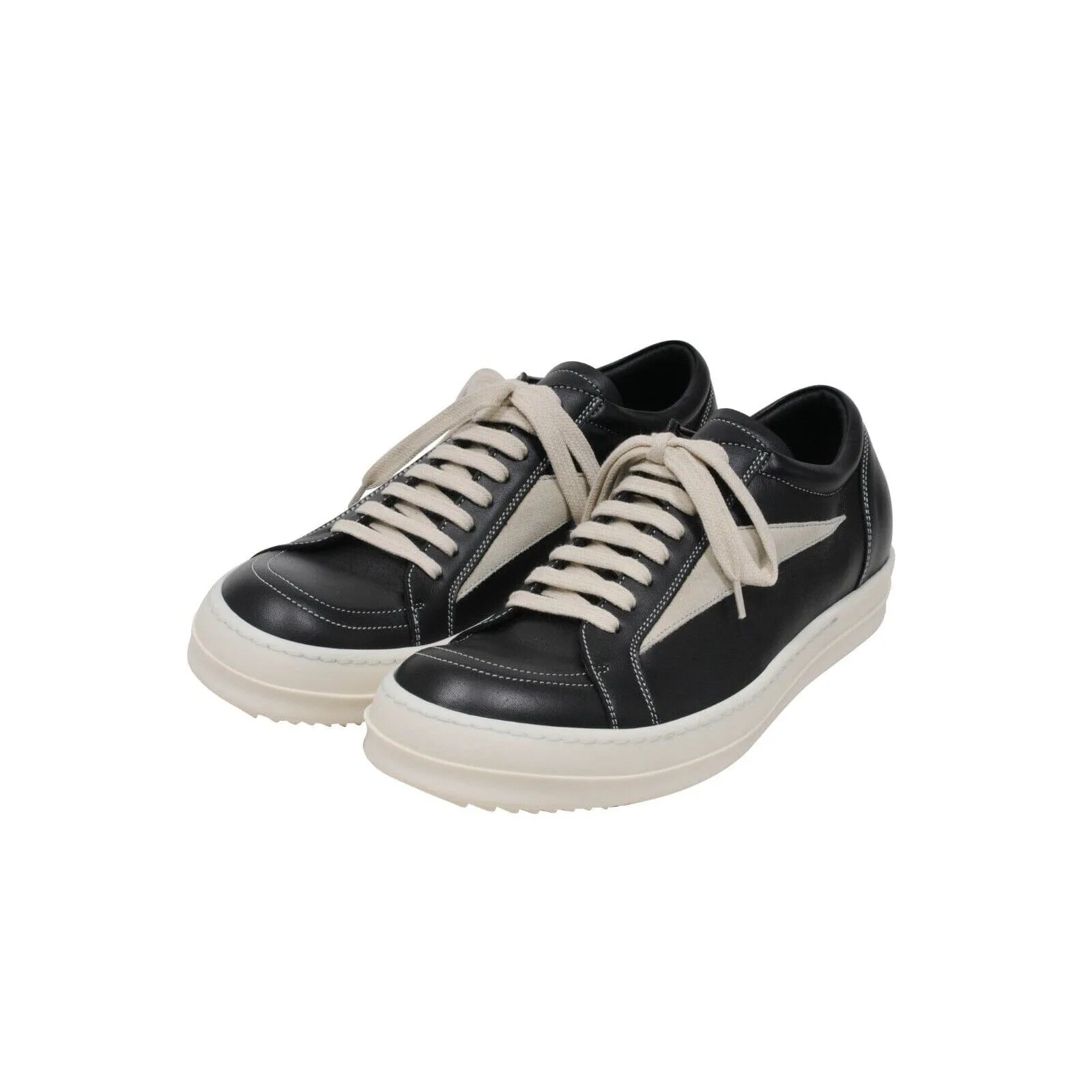 Strobe Vintage Low Top Sneakers Black White Mainline