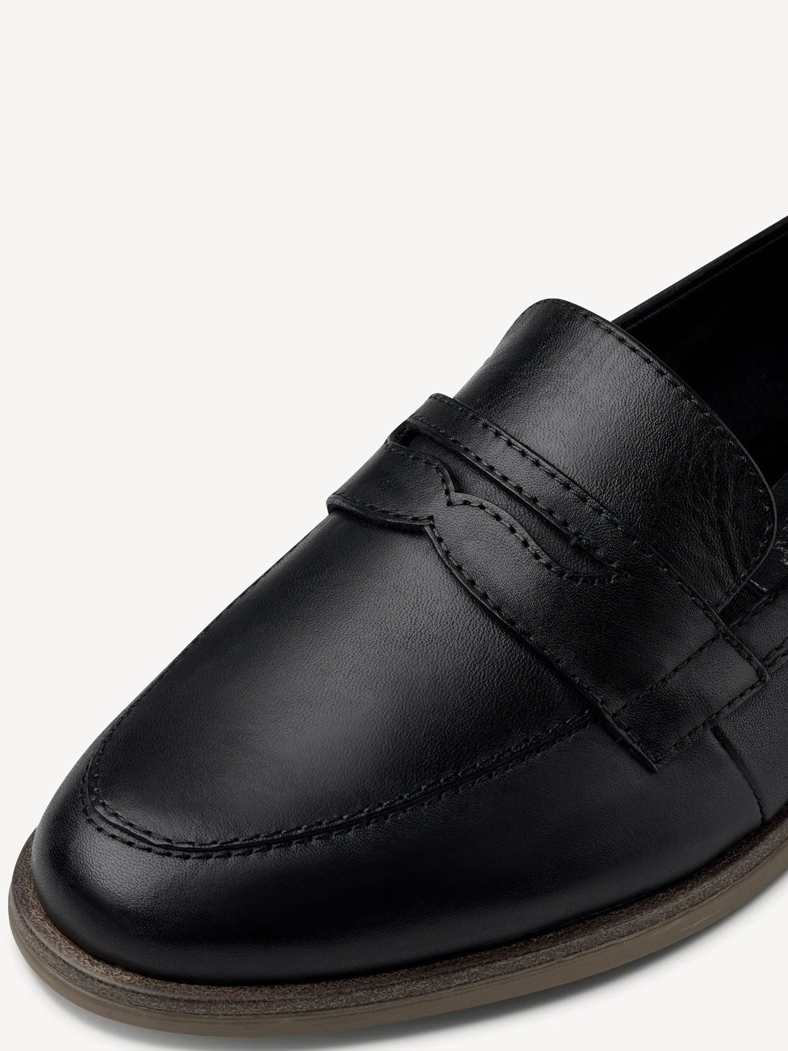 Tamaris Women's 1-1-24215-20 003 Leather Slipper Loafer Shoes Black