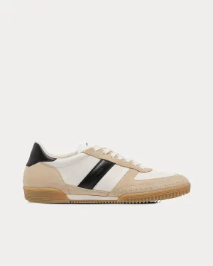 Terence Leather & Suede Dune / Black / Amber Low Top Sneakers
