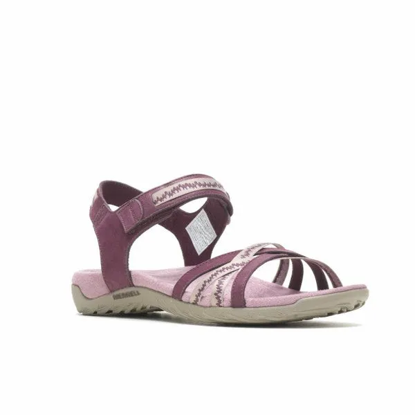 Terran 3 Cush Cross-Burgundy Womens Sandals Land