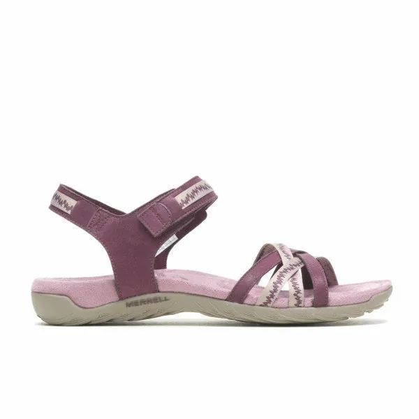 Terran 3 Cush Cross-Burgundy Womens Sandals Land