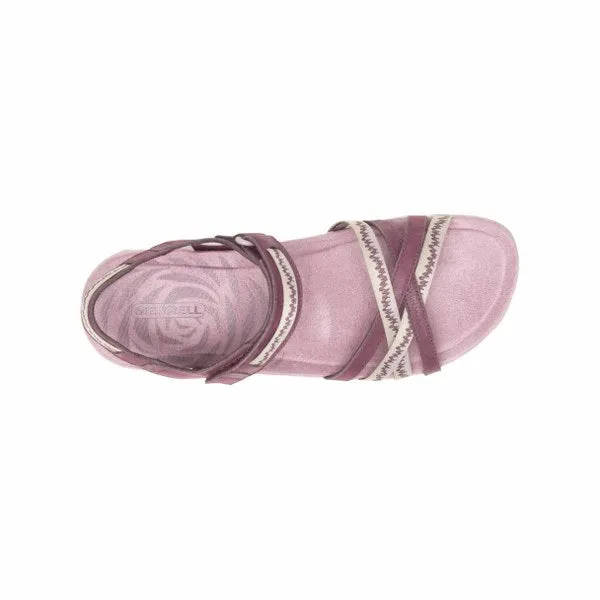 Terran 3 Cush Cross-Burgundy Womens Sandals Land