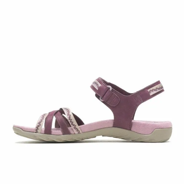 Terran 3 Cush Cross-Burgundy Womens Sandals Land