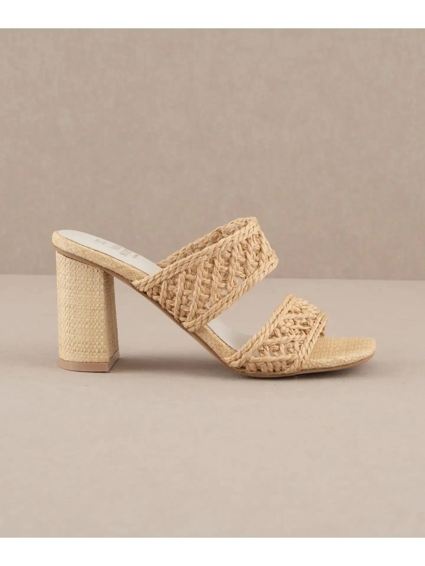 The Barbara Woven Double Band Heel