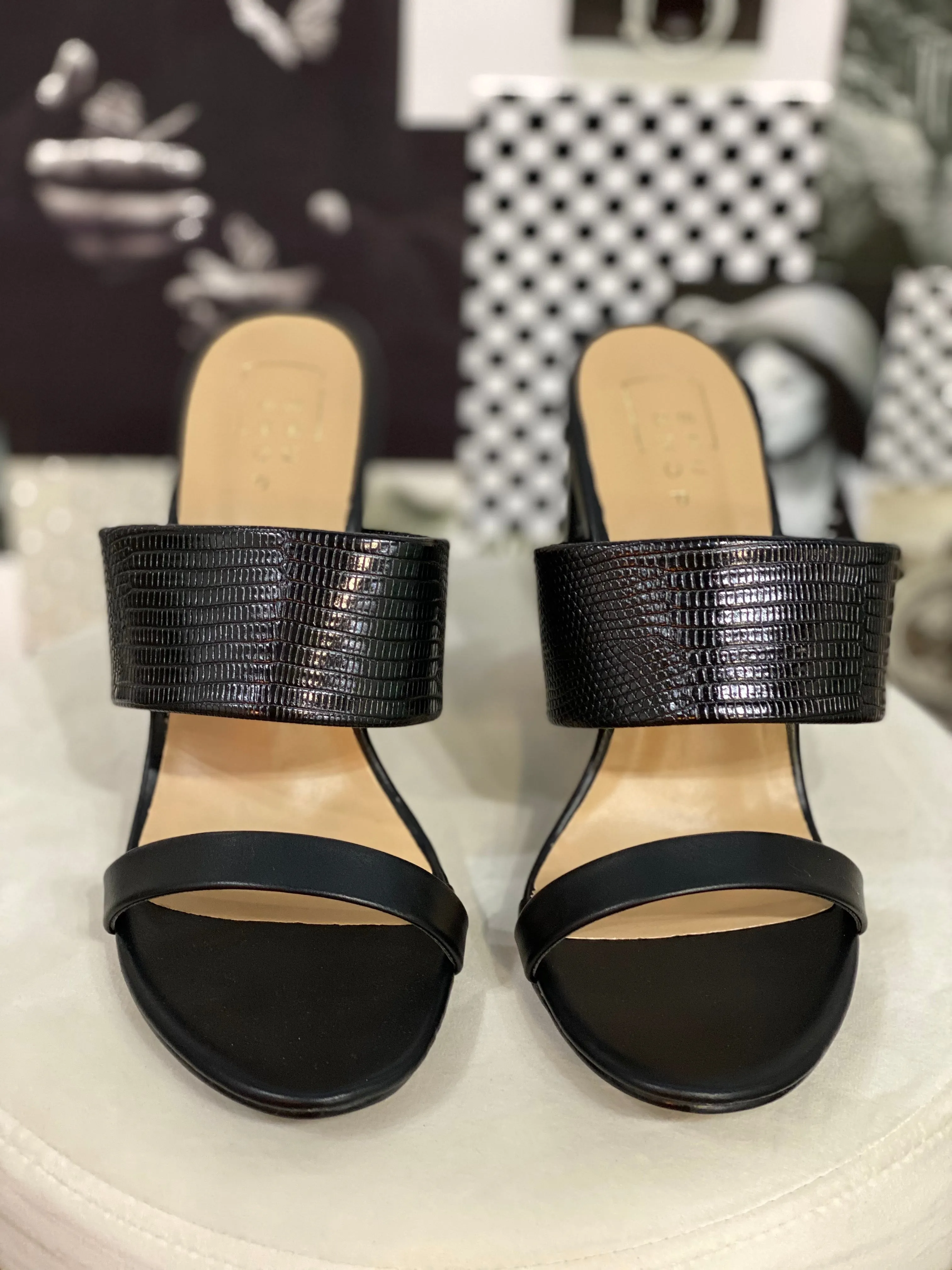 The 'Erin' Heels in Black