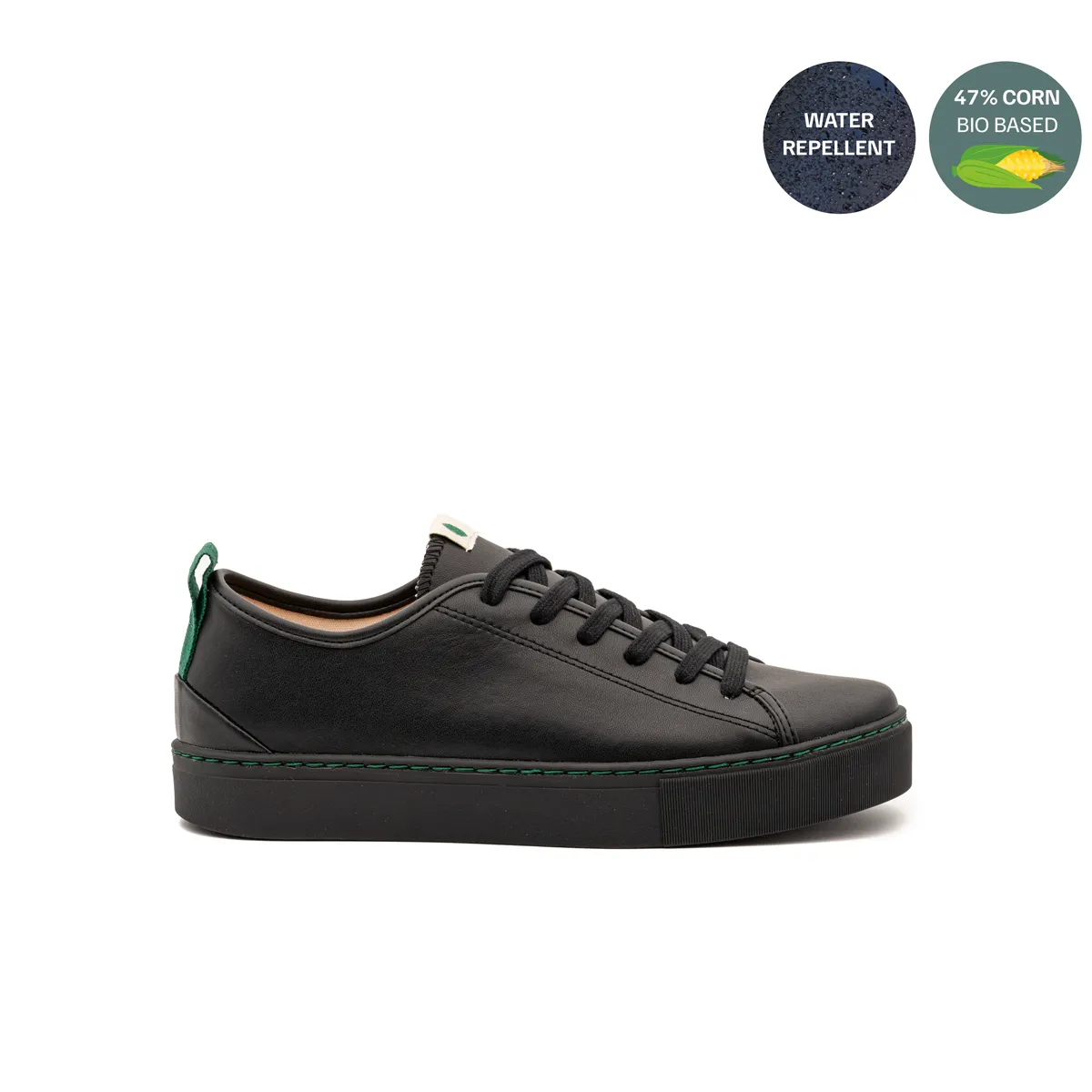 Vegan sneaker bio-veg black NIK003