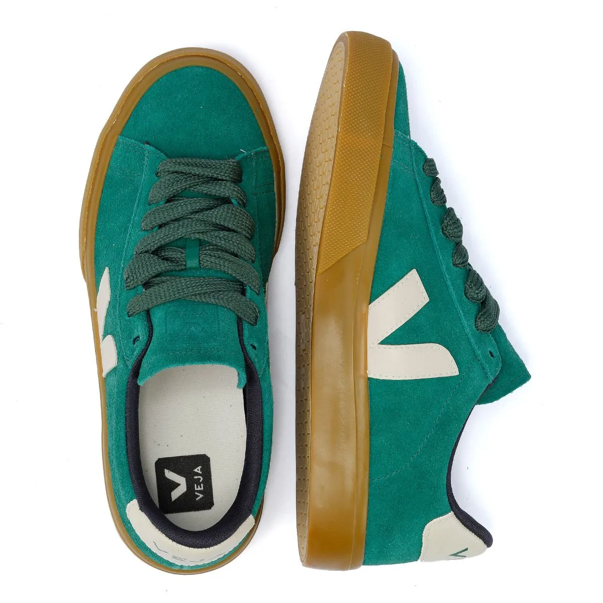 Veja Campo Suede Women's Green Trainers
