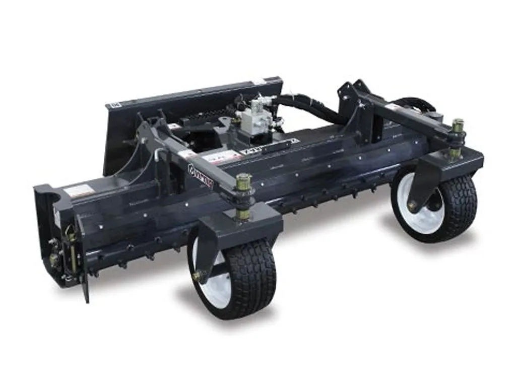 Virnig Power Rake for skid steer loaders