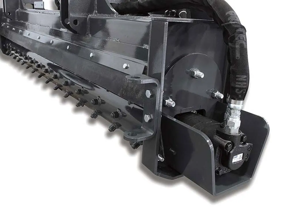 Virnig Power Rake for skid steer loaders