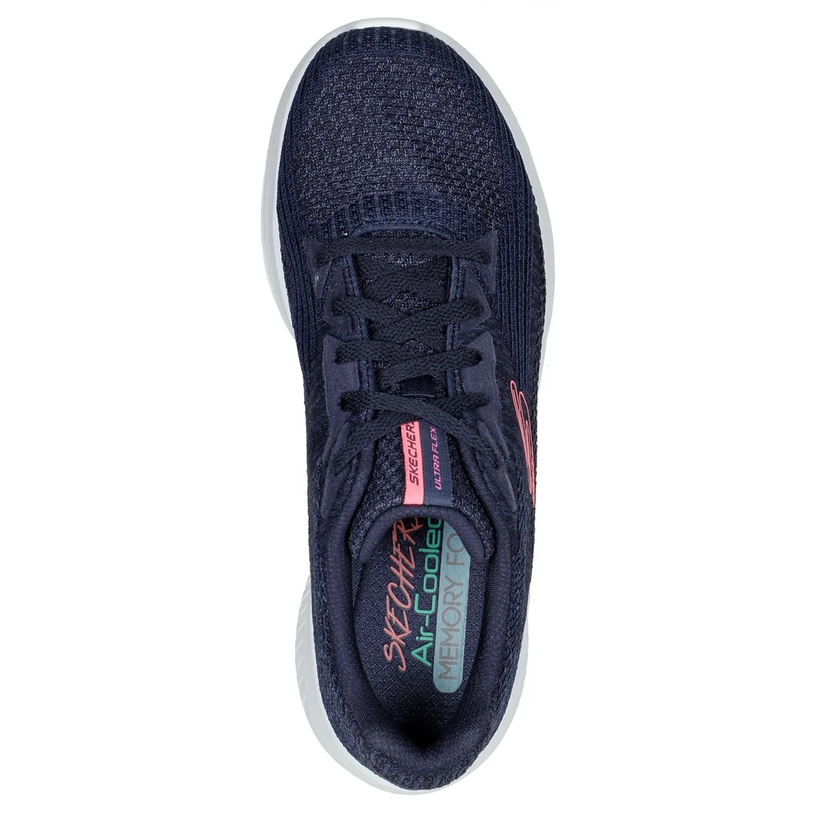 Women's Wide Fit Skechers 149705 Ultra Flex 3.0 Best Time Trainers