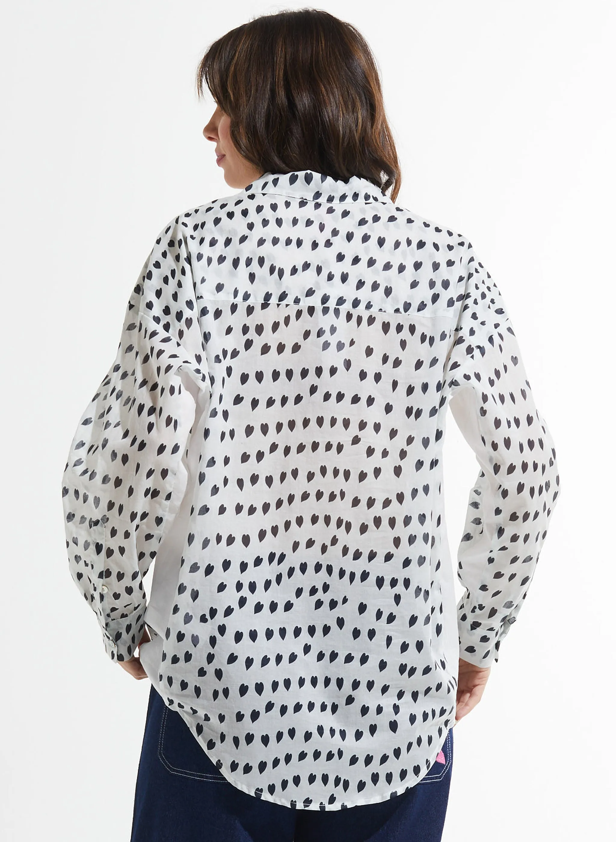 Zaket & Plover - Cotton Voil Shirt - White Love