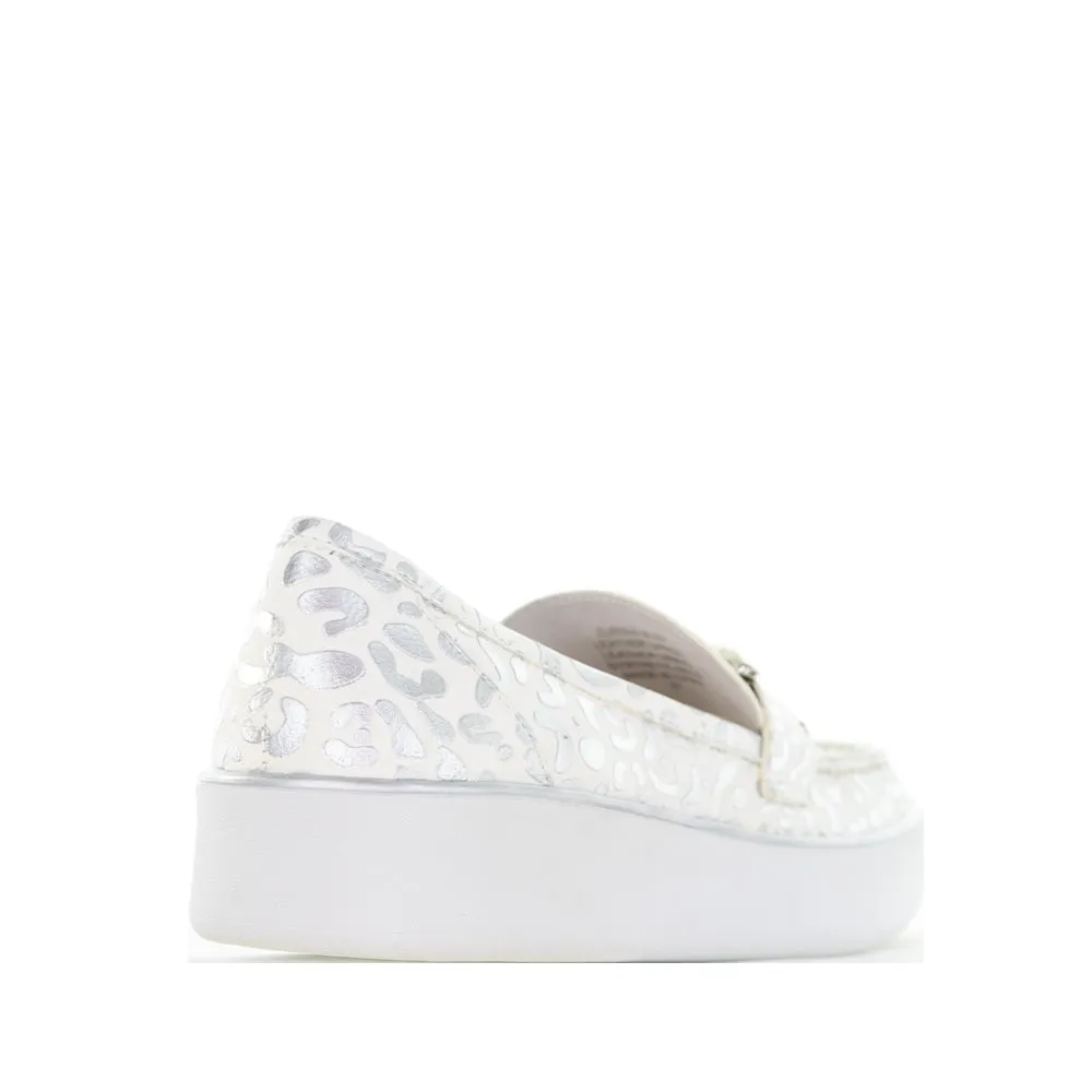 ZIERA ZURINA WHITE SILVER LEOPARD