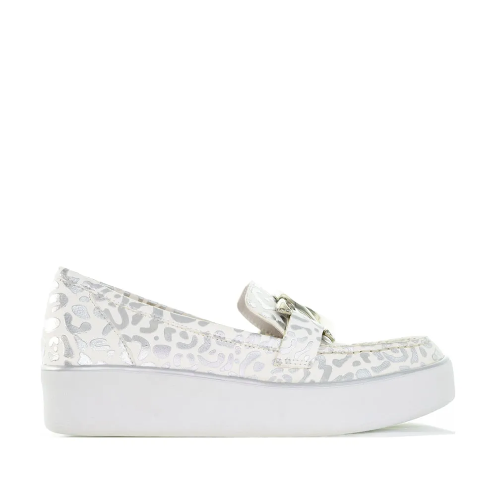 ZIERA ZURINA WHITE SILVER LEOPARD