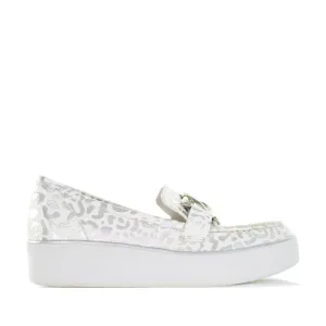 ZIERA ZURINA WHITE SILVER LEOPARD